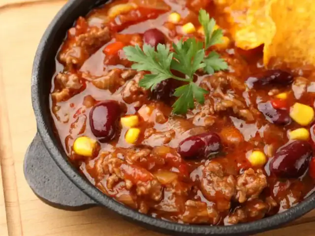 Chili sin carne en grande quantité au Thermomix