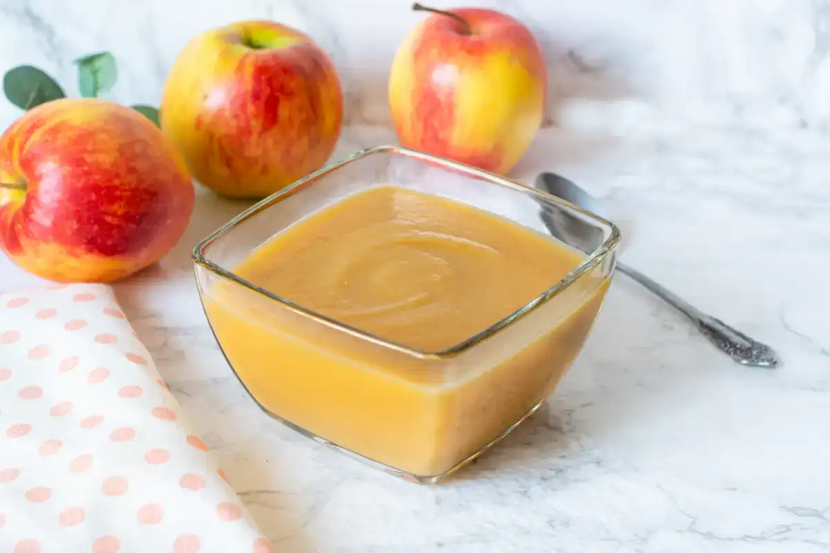 Compote de pommes en portions pour la semaine au Thermomix