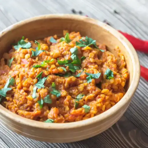 Curry de lentilles corail en batch cooking au Thermomix