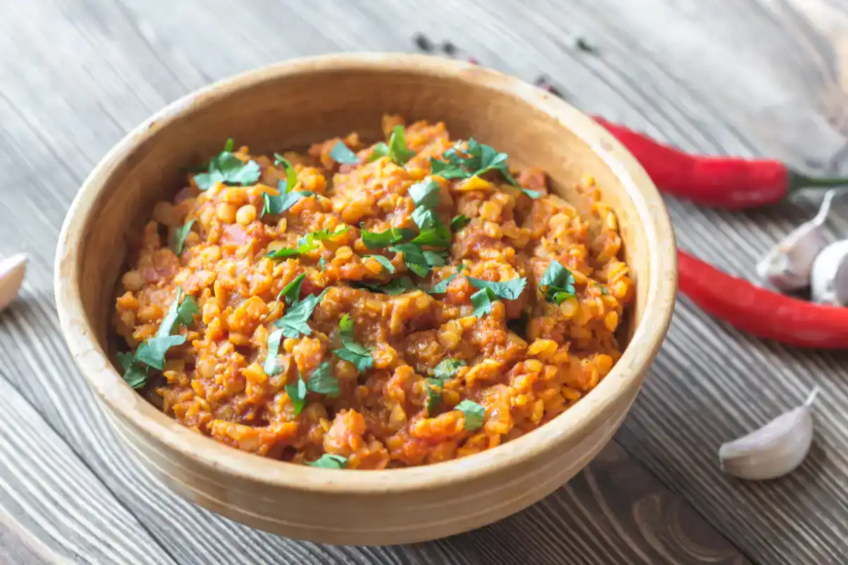 Curry de lentilles corail en batch cooking au Thermomix
