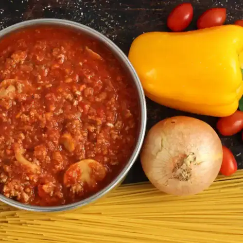 Sauce bolognaise en batch cooking au Thermomix