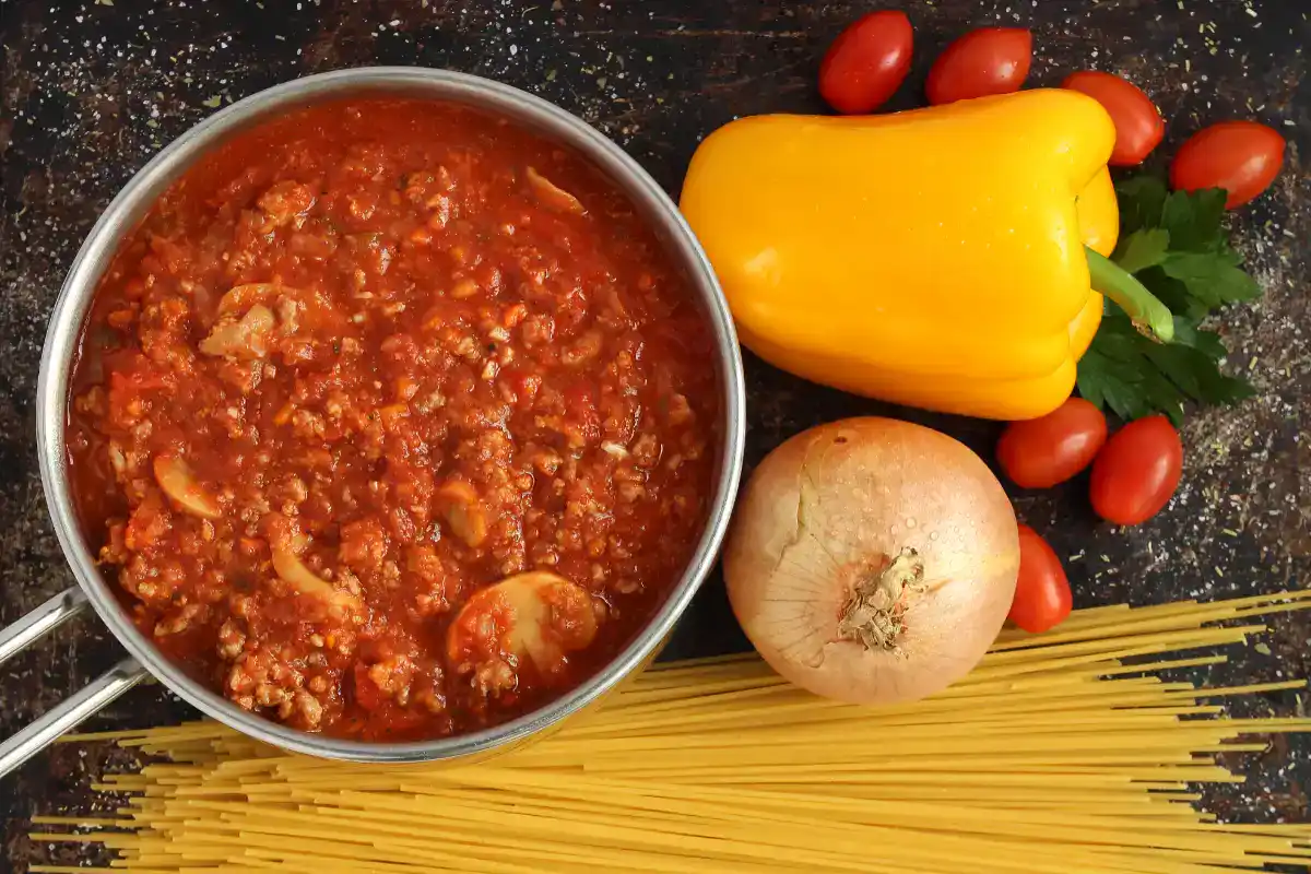 Sauce bolognaise en batch cooking au Thermomix